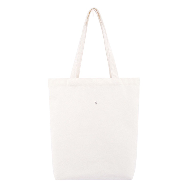 Japanese style unprinted canvas bag good shopping bag portable storage cloth bag solid color cloth bag student book bag