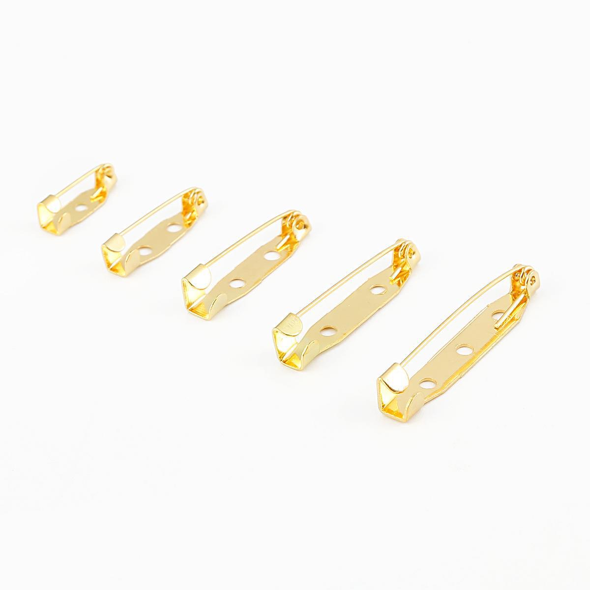 Picture of Cross-border Hot Sale High Quality Special Price Safety Badge Clothes Metal Simple Pin Brooch Handmade DIY Jewelry Accessories