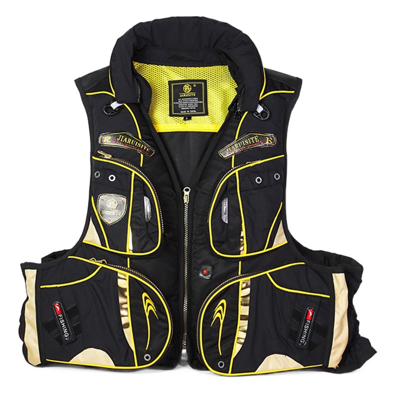Wholesale Convenient Multi-Pocket Rock Fishing Vest Swimming Surfing Sports Life Jacket Fishing Vest Sea Fishing Life Jacket