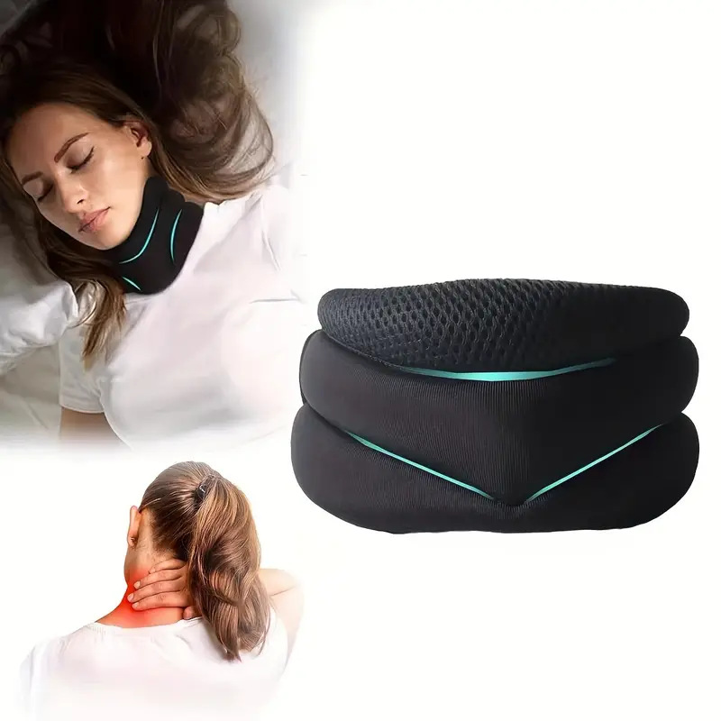 Amazon three-stage neck protection neck brace anti-bow neck forward straightener office fixed support cervical neck protection