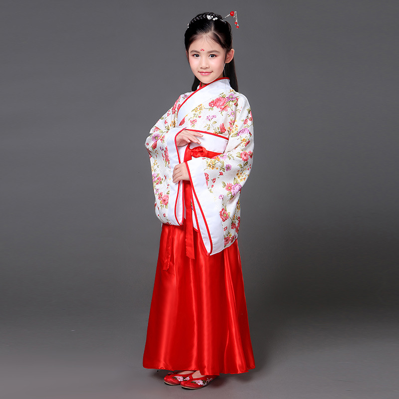 Picture of Children's Ancient Costume Fairy Dress Hanfu Princess Imperial Concubine Improved Little Girl Photo Studio Performance Photo Dance Performance Costume