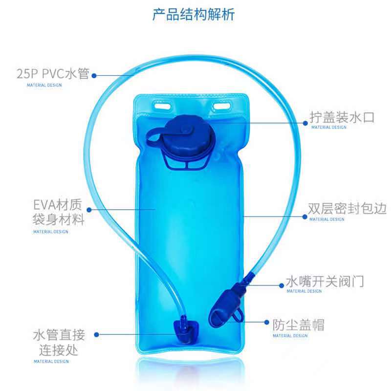 Picture of Outdoor Products Sports Water Bag Travel Mountaineering Fitness Portable Bicycle-Style Cycling Soft Bottom Water Bottle Cycling Water Bag