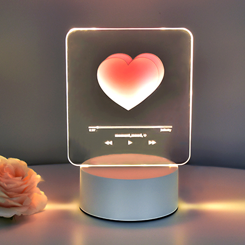 Picture of Creative atmosphere lamp fantasy luminous cartoon LED night light children's gift 3D table lamp bedside lamp logo