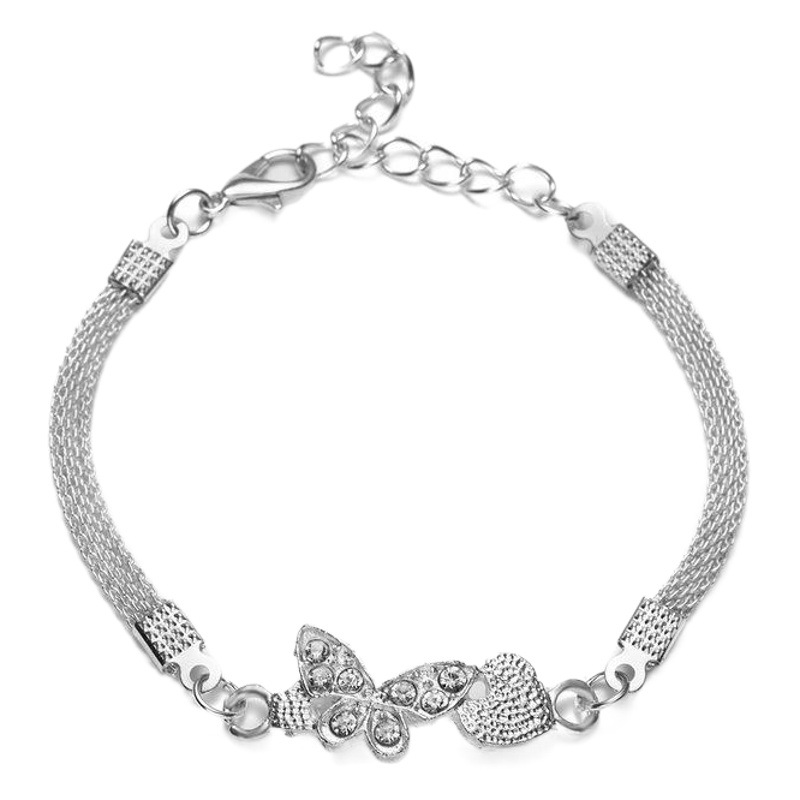 European and American Fashion New Animal Silver-Plated Bracelets Owl Butterfly Silver Bracelets Fashion Versatile Jewelry Manufacturers Wholesale