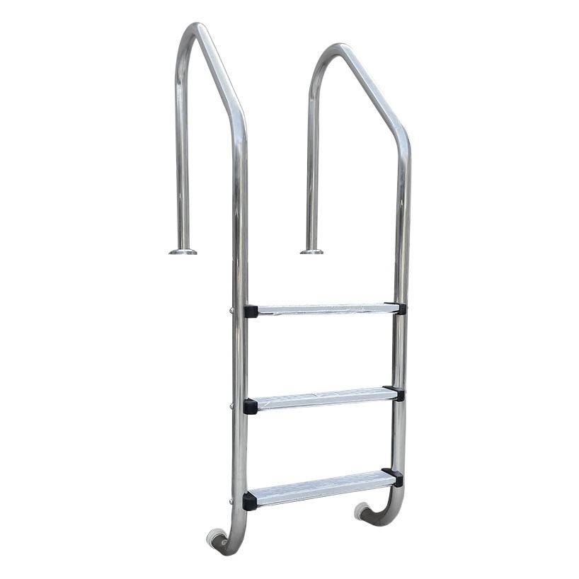 Swimming pool escalator 304 stainless steel handrail swimming pool sewer ladder Ladder sewer handrail thickened ladder stairs