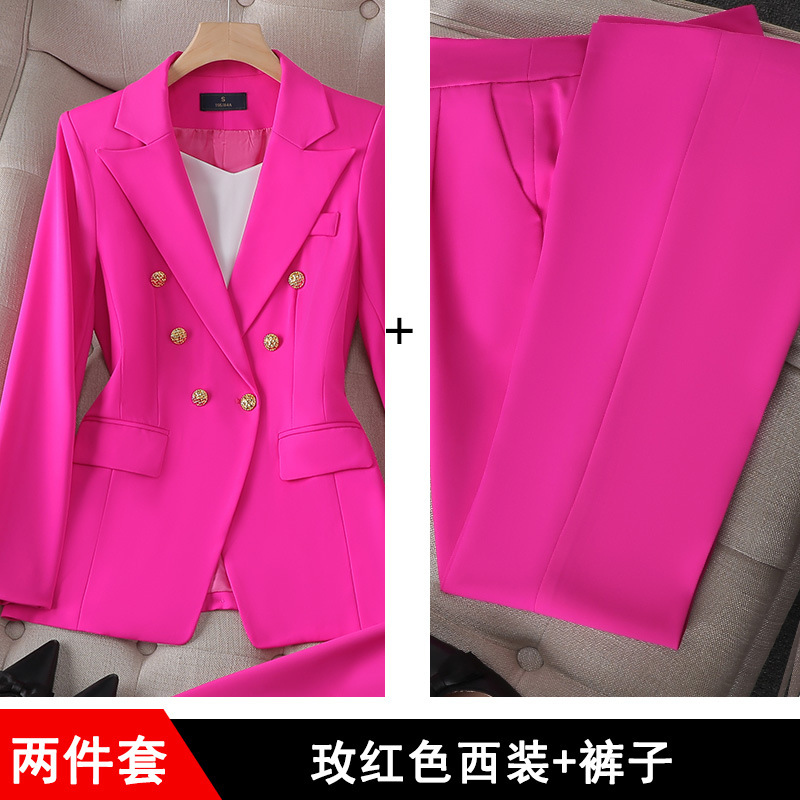 Picture of Spring and Autumn Business Wear Women's suit Women's Fashion Dress Stitching Women's Suit Work Clothes Korean Casual Small Suit