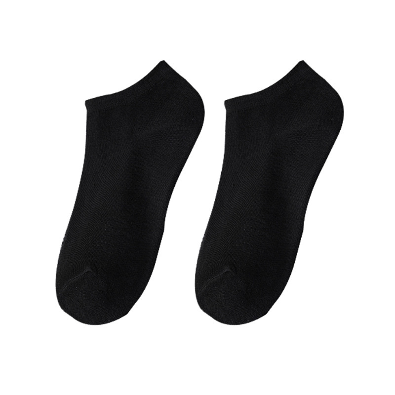 Picture of Socks Men's Socks Sweat-Absorbent Short Summer Thin Low-Cut Shallow Mouth Invisible Versatile Black and White Gray Boat Socks Wholesale