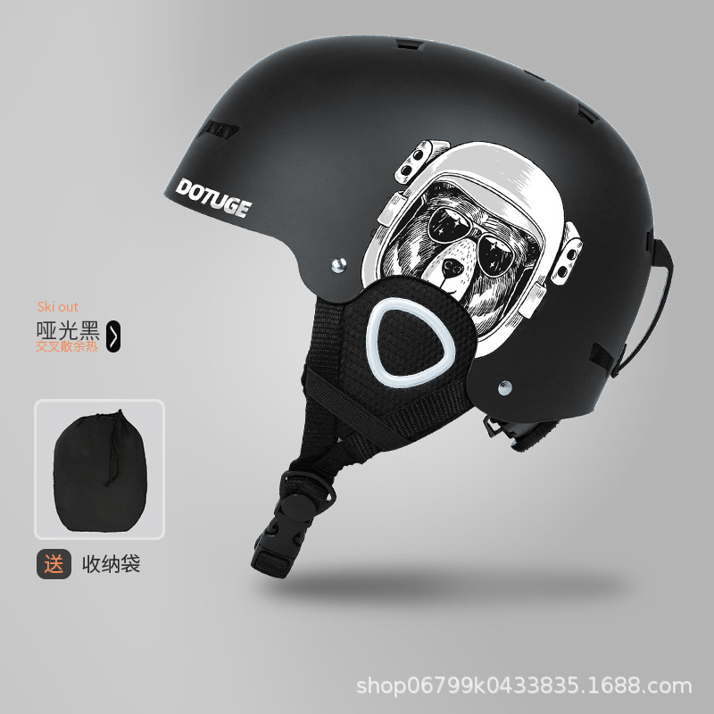 Picture of Cross-Border New Ski Helmets for Men and Women, Adult One-Piece Sports Warm Snow and Ice Helmets, Safety Helmets for Protection