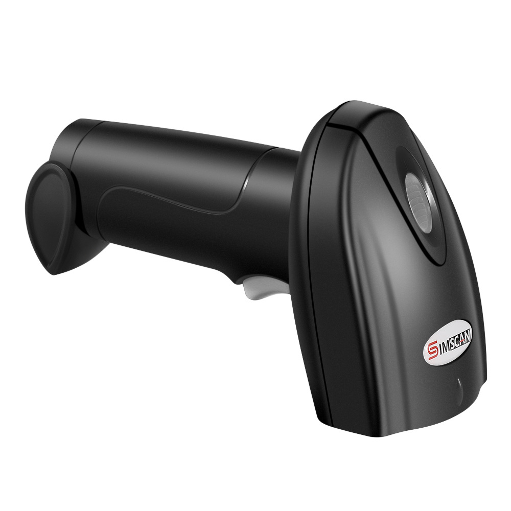 Picture of Laser wireless scanning gun one-dimensional two-dimensional code bluetooth scanning gun wired handheld barcode scanner supermarket Express