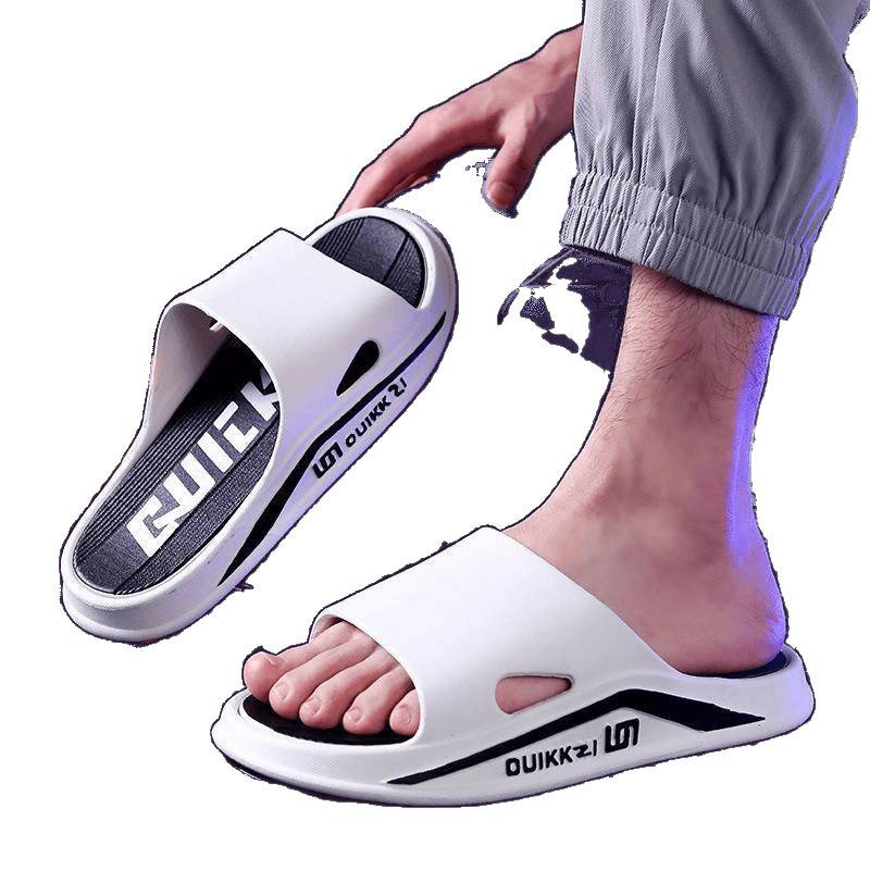 Picture of Slippers men's outer wear platform indoor home odor and non-slip home bath couple sandals women summer