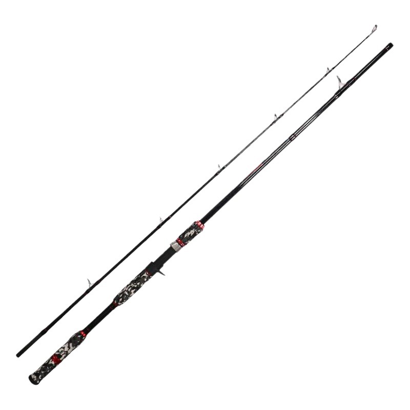Lei Qiang Rod suit Drum Wheel Drop Wheel Black Fishing Rod XH Super Hard Heavy Thunder Light Thunder Carbon Thunder Rod Black Road Ya Rod