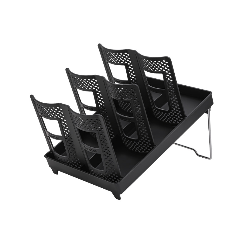Picture of Removable multi-functional disposable paper cup holder single group double group size coffee cup storage rack