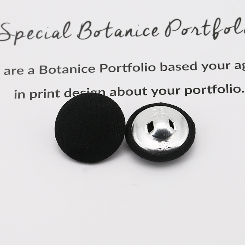 Picture of Colorful Round Cloth-Covered Buttons Woolen Outwear Outwear Cloth-Covered Buttons Shirt Shirt Buttons Windbreaker Cloth-Covered Buttons