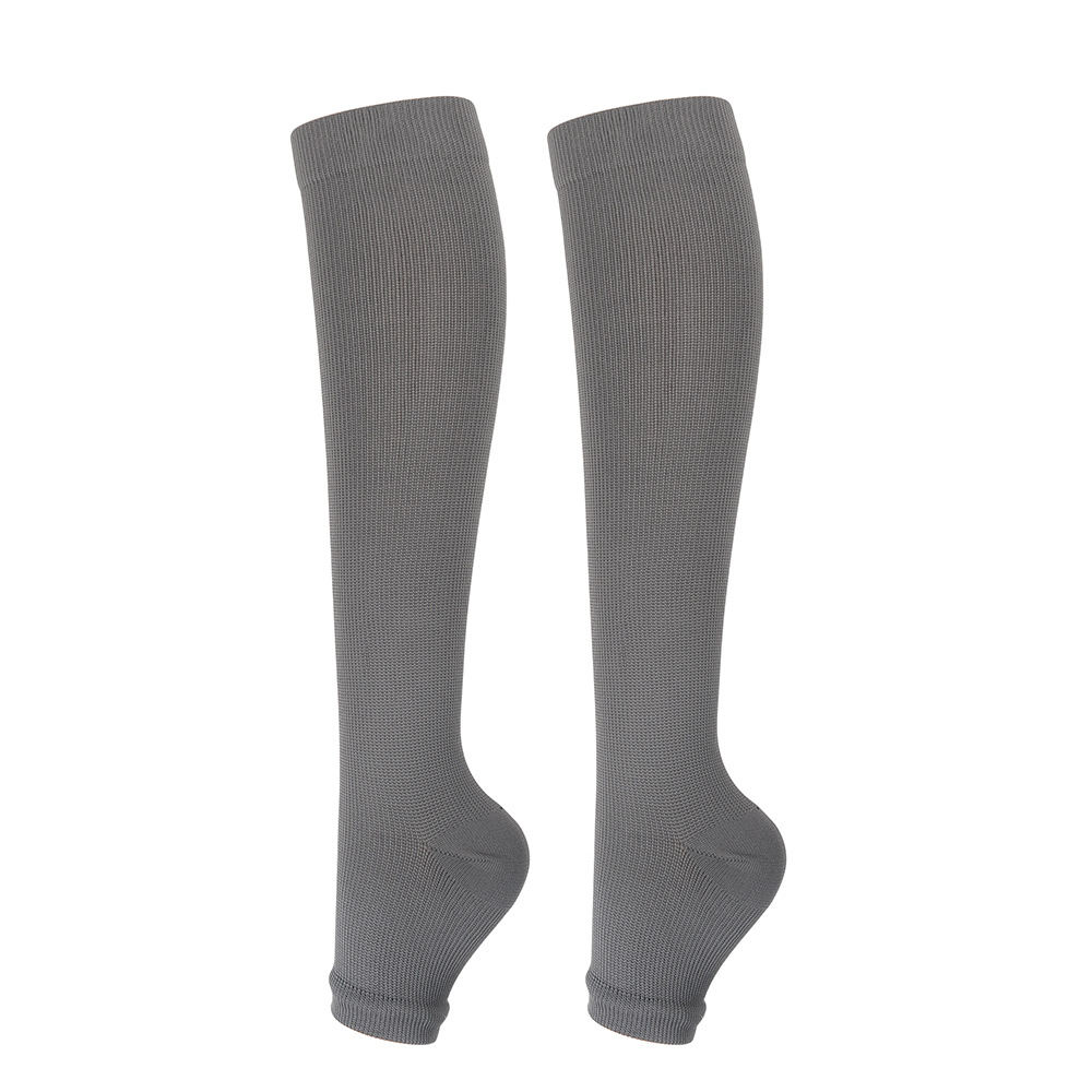 Picture of Solid Color Sports Compression Socks Anti-flexure Compression Socks Running Stretch Socks Suitable for Nurse Wrap Calf