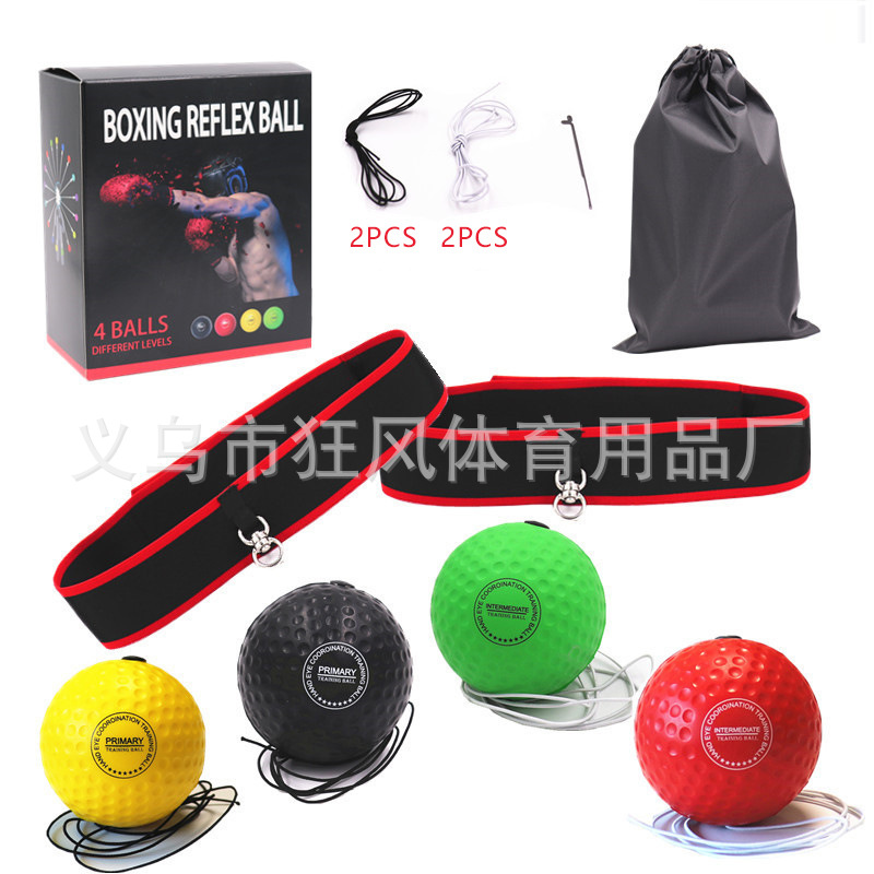 New Boxing Reaction Speed Ball Adjustable Head-Mounted Foam Rubber Ball Sports Fitness Equipment Speed Ball