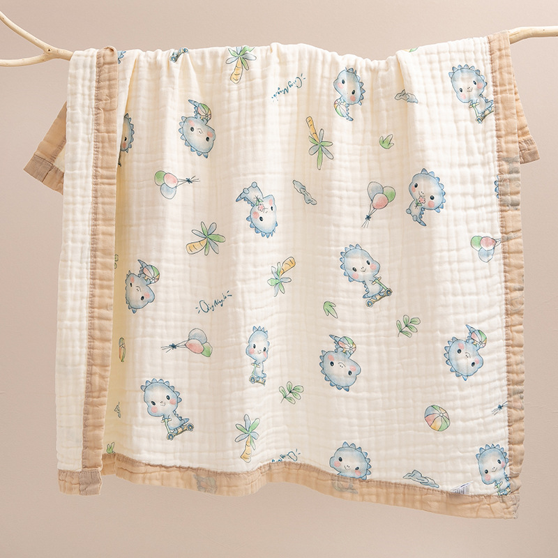 Picture of Gauze Bath Towel Cotton Enlarge Baby Blanket Children's Blanket Class A Six-layer Gauze Newborn Baby