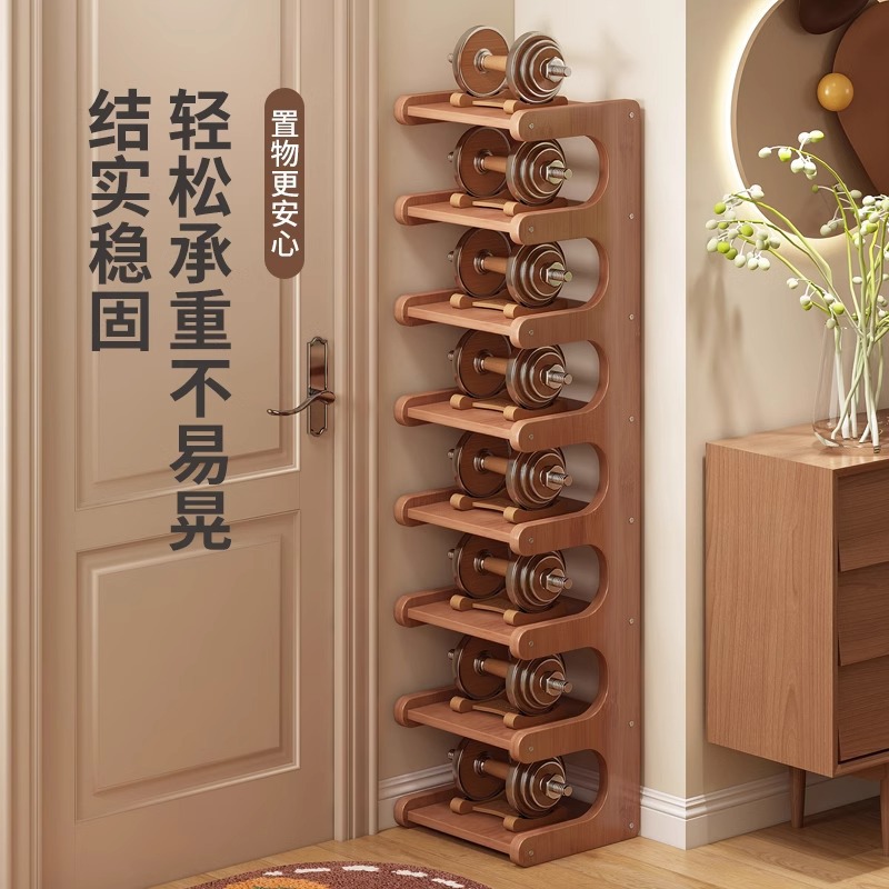 Simple Doorway Shoe Rack Household Multi-Layer Sandwich Shoe Storage Dormitory Space-Saving Small Narrow Shoe Cabinet