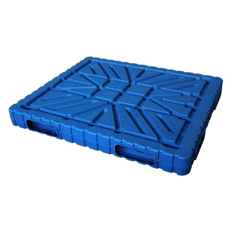 Double-sided plastic pallet forklift integrated warehouse moisture-proof pallet Stacking floor board hollow blow molding manufacturer