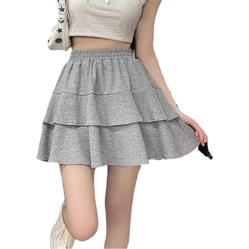 Sweet Ballet Style Lace Cake Skirt Women's Spring 2024 New Style Stylisch High Waist Skirt