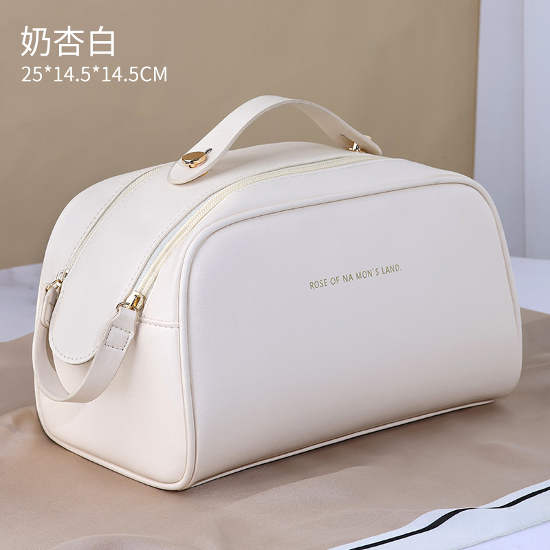 Picture of ins style portable cosmetic bag large capacity travel portable wash bag new super popular wash cosmetics storage bag