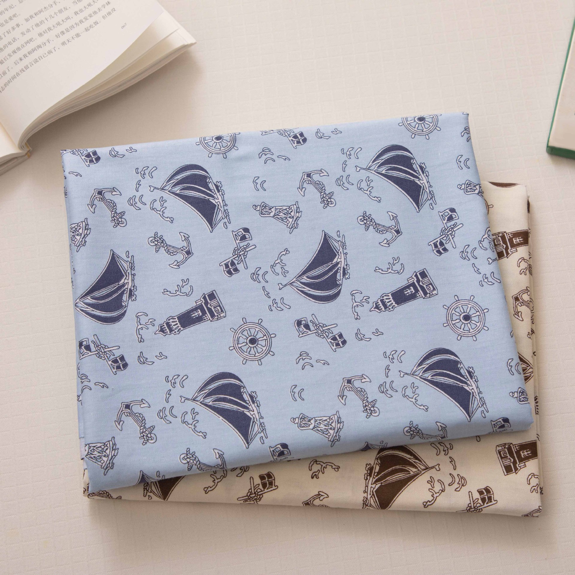 Wholesale Supply of 133*72 Twill Printed Cloth Cartoon 40 Count Cotton Cloth 1.6m Width