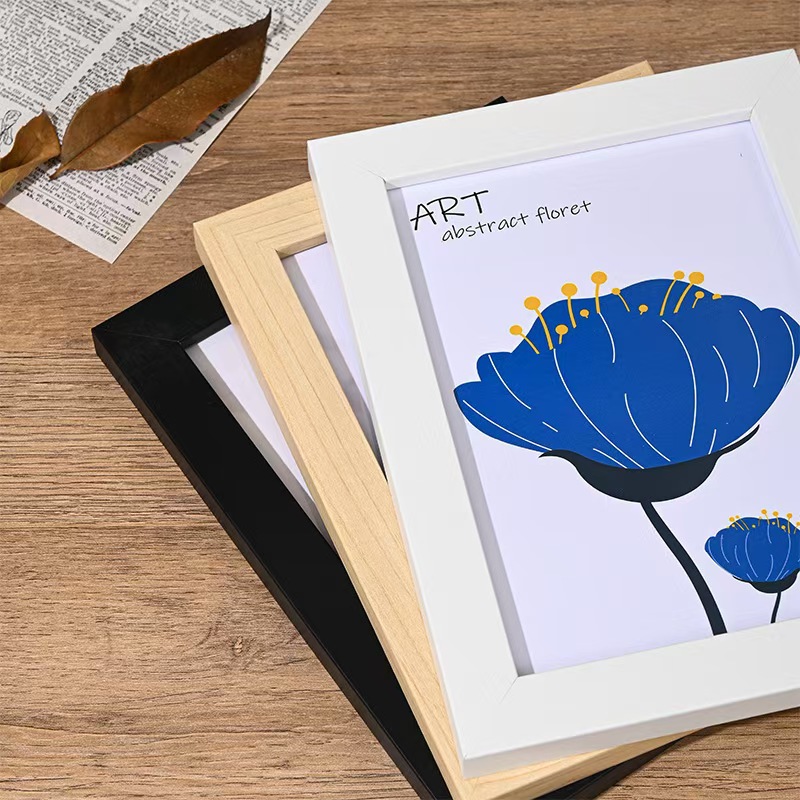 Picture of Photo Frame Wholesale Wooden Display Stand Photo Wall 5 Inch 67810A4 Creative Simple Picture Frame Handmade Hanging Decoration
