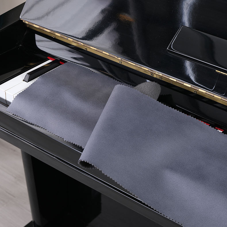 Picture of New piano keyboard dust cover cloth keyboard 88 key triangle vertical electric piano towel piano key simple cloth cover