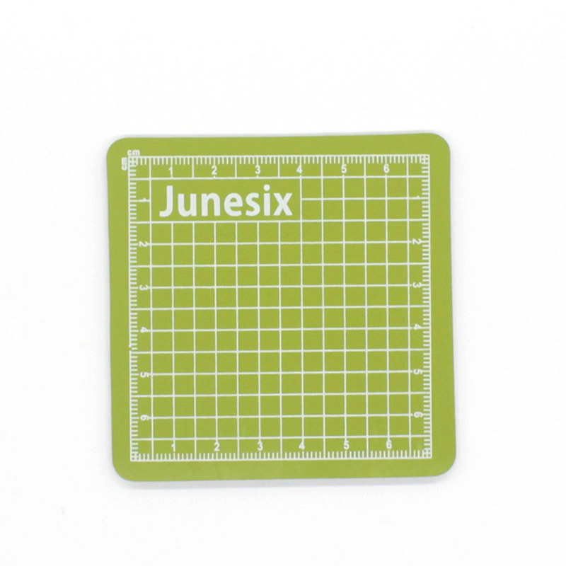Picture of Junesix cutting board mini cutting pad manual model 8x 8cm hand account cutting pad 2.4MM