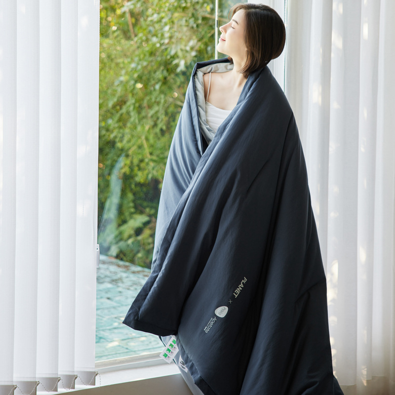 Picture of Sleeping Planet Deep Sleeping Quilt Pro Machine Washable Quilt Air Conditioning Quilt Autumn and Winter Quilt Thickened Warm Double Layer Four Seasons Quilt Core
