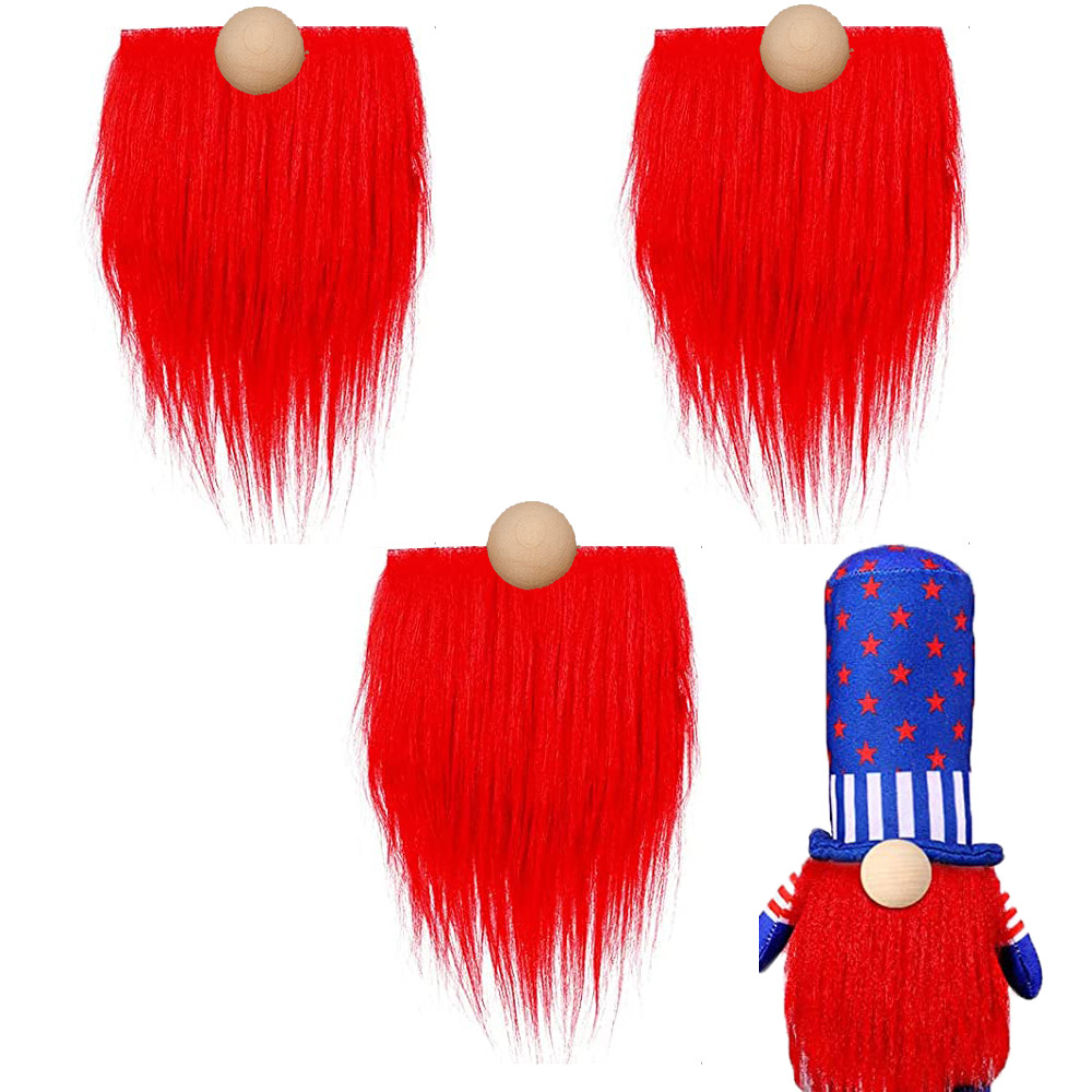 Picture of Cross-Border Gnome Dwarf Beard Artificial Hair Beard Easter Christmas Decoration Handmade DIY Accessories Lace