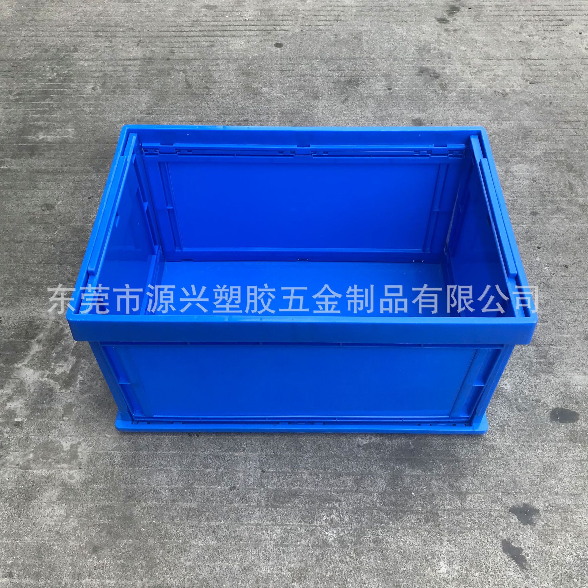 New material PP folding recycling turnover box portable storage folding box warehouse workshop transport transfer plastic basket