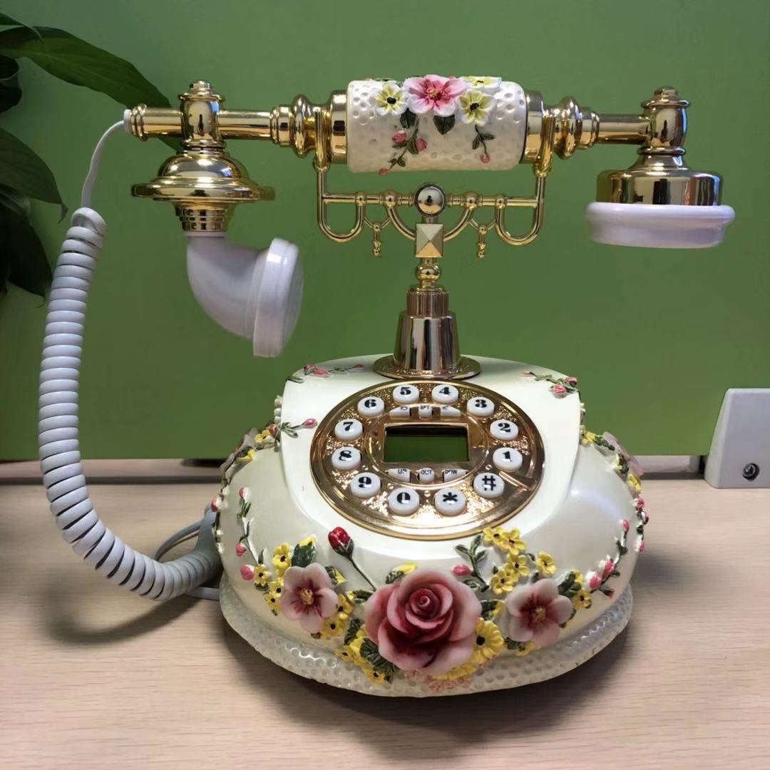 European-style retro pastoral style antique telephone office home telephone landline creative telephone cross-border exclusive