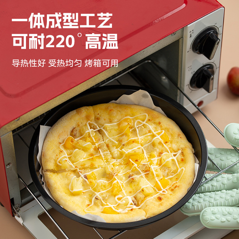 Picture of Thickened Pizza Pan, Bottom Baking Pan for Oven 6/8/ 9inch, Special Pizza Plate, Household Cake Baking Tool