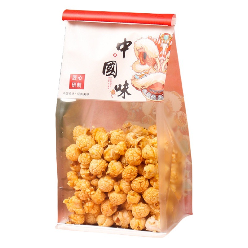 National style toast bag disposable oil-proof toast bag iron wire curling sealing baking bag cake horn bag takeaway bag