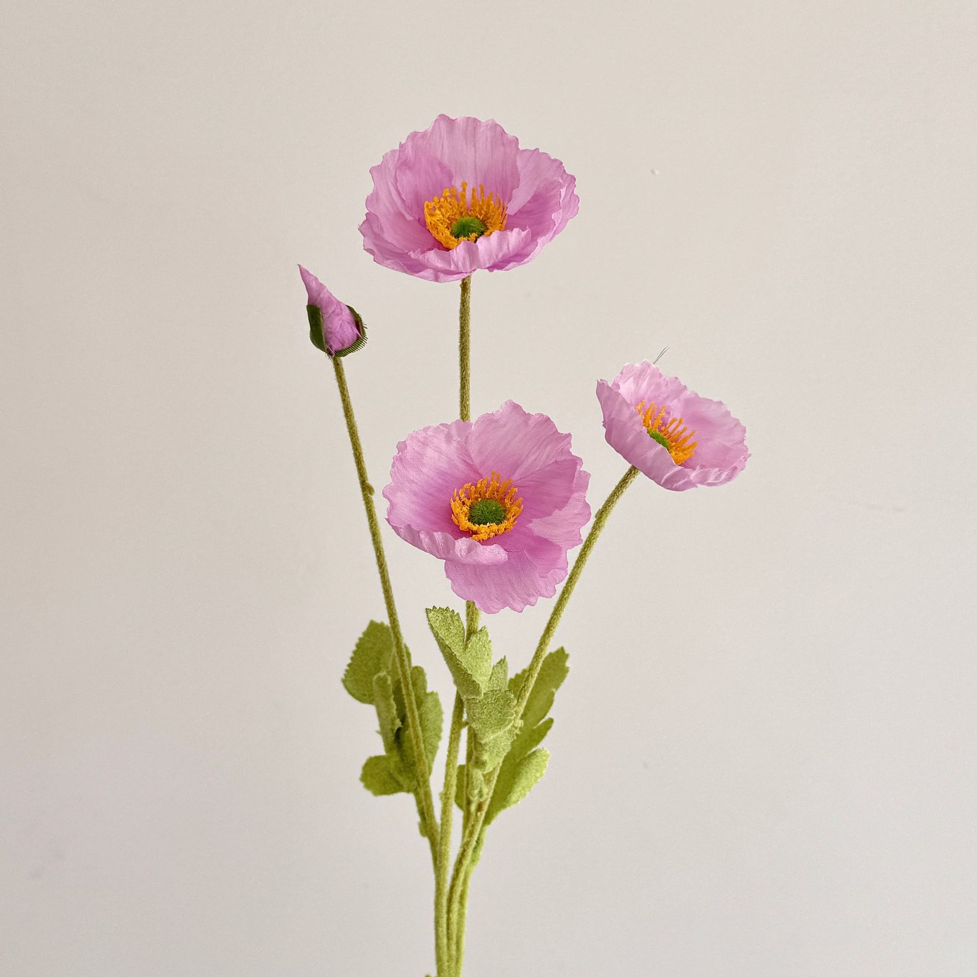 Picture of Poppy Artificial Flowers, High-End Realistic Wedding Scene Layout, Home Decoration Ornaments, Artificial Flowers, Silk Flowers, Artificial Flowers