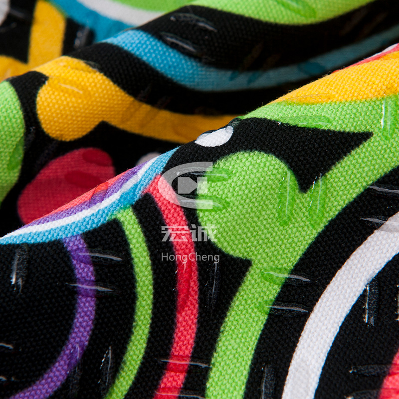 Silicone Two-character Label Anti-slip Printing Process Fabric Drop Plastic Processing Anti-slip Cloth Car Cushion Cushion Point Plastic Cloth