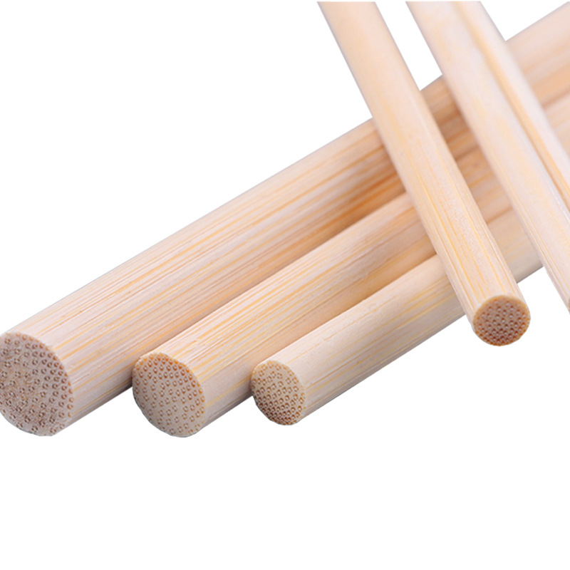 Picture of Bamboo Stick Lantern Satchel Pole DIY Hand-Assembled Material Support Small Round Stick Can Be Punched Bamboo Art
