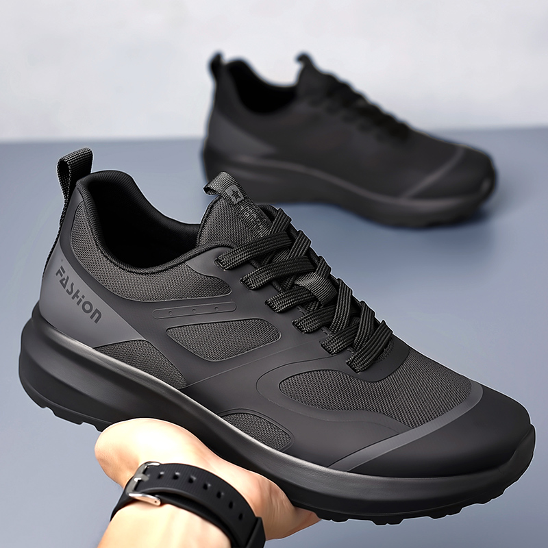 Men's Shoes 2025 New Spring and Autum Outdoor Hiking Wear-Resistant Shoes Black Commuter Shoes Leisure Travel Sports Shoes