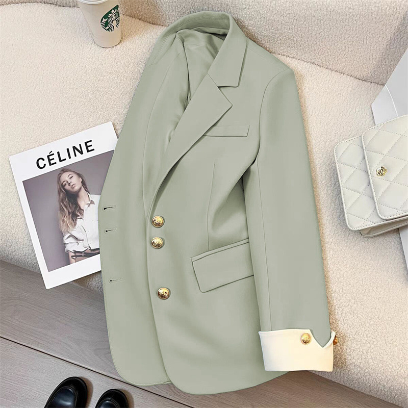 Picture of White Suit Jacket for Women 2025 Spring New Style Casual Elegant Lady High-End Street Style Popular Suit This Year