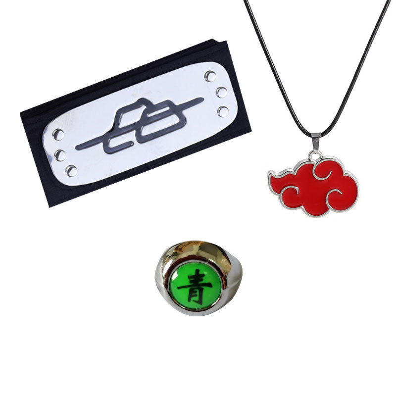 Picture of Anime Ninja Necklace Xiao Organization Skunk Zhu Ring Payne Zero Three Yu Nanqing Sentenced to Enduring Protection of Red Cloud Three-Piece Suit