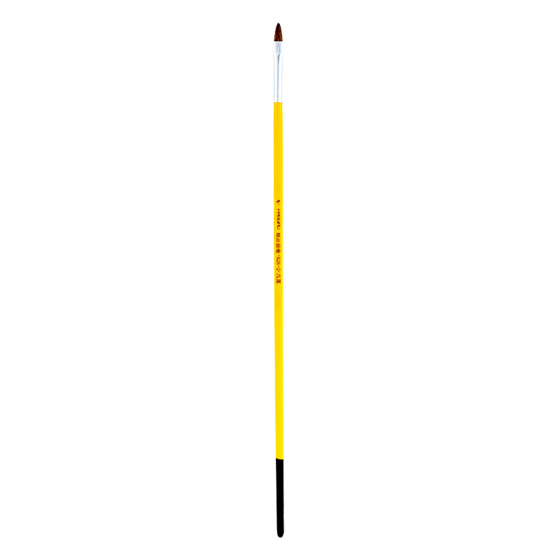 Picture of Wolf brush oil brush 6 sets of watercolor acrylic flat brush art painting tools gouache paint brush