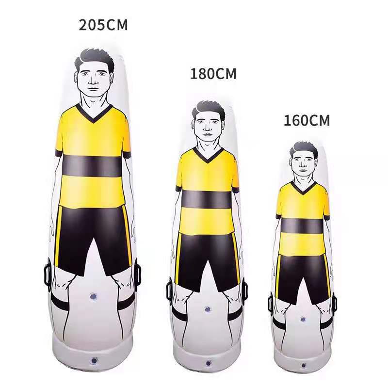 Football inflatable man wall portable inflatable man wall free kick ball training obstacle football dummy training equipment