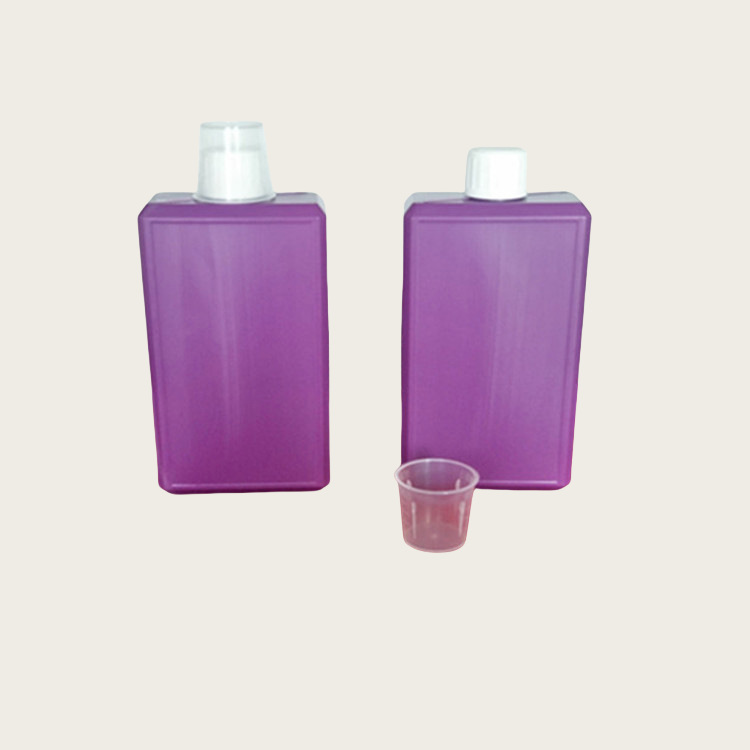 550ml square flat fishing medicine water purification bacteria liquid packaging with liquid level line plastic bottles or measuring cups for sale