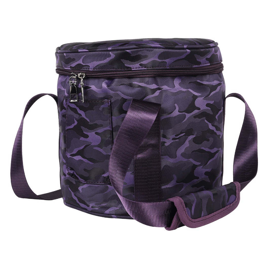 New Oxford Cloth Purple Psalm Bowl Music Bowl Crystal Bowl Portable Handbag Crystal Bowl Thickened Inner Pot