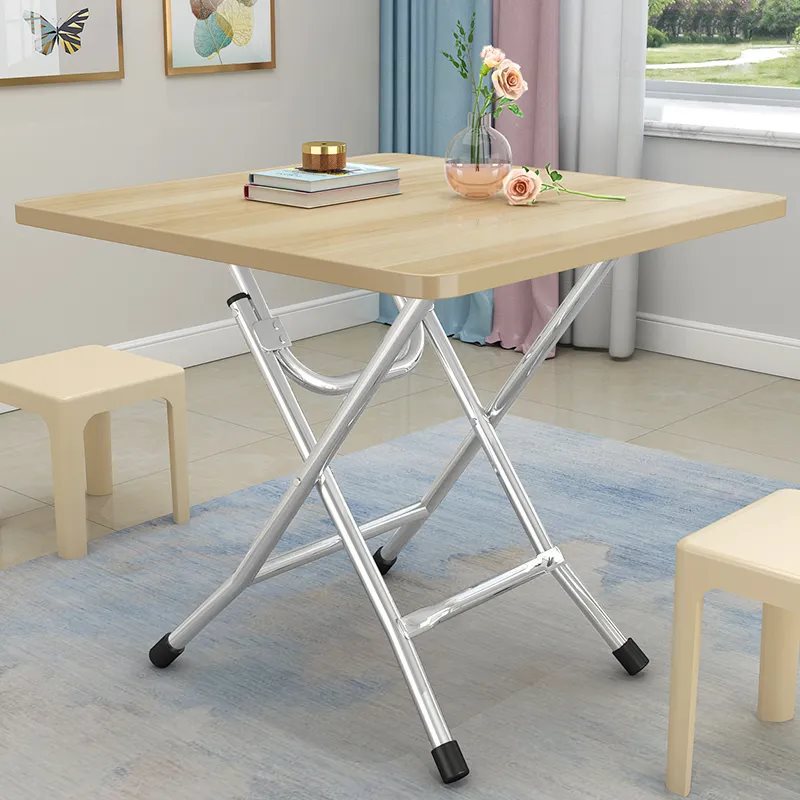 New Product Folding Table Dining Table Simple Home Dormitory Rental Eating Rectangular Table Writing Table Stall
