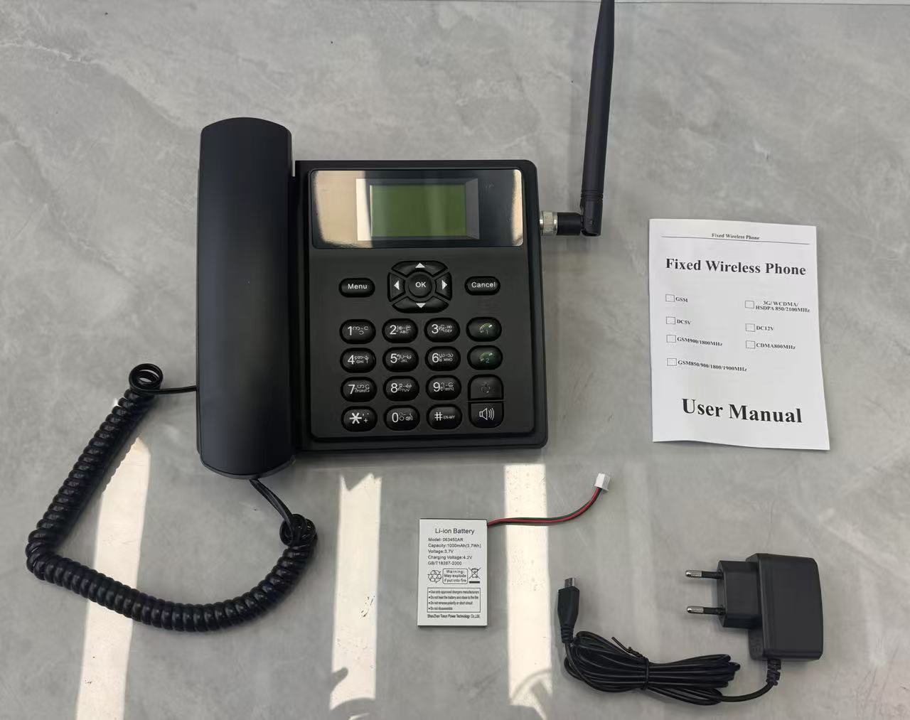 Picture of 3g Wireless Fixed Line Gsm Card Phone Office Home Business Black Landline School Hotel Company Cross-Border