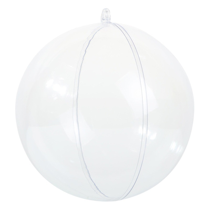 Christmas Ball Transparent Plastic Ball Hollow Ball Holiday Wedding Christmas Ball Decorative Hanging Ball Acrylic