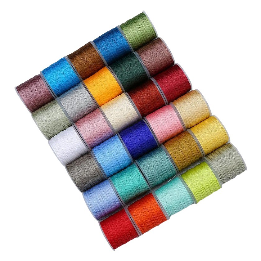 Longjie No. 72 Jade Line Handmade Necklace Braided Rope Jewelry Line 80 Color Bright Jade Line Dyeing Ribbon Direct Wholesale