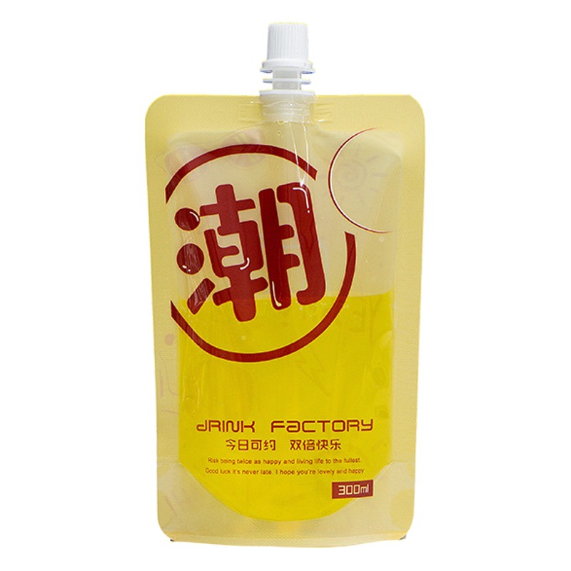 Picture of Juice nozzle bag soybean milk traditional Chinese medicine milk tea coffee concentrated liquid sub-packaging food grade beverage self-standing packaging bag
