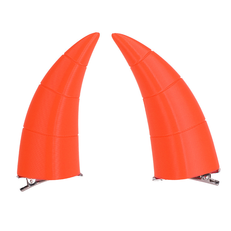 Picture of cosplay Universal Black Devil Horn Horn Halloween Headwear Accessories Props Cos Anime Hairpin 3D Headwear